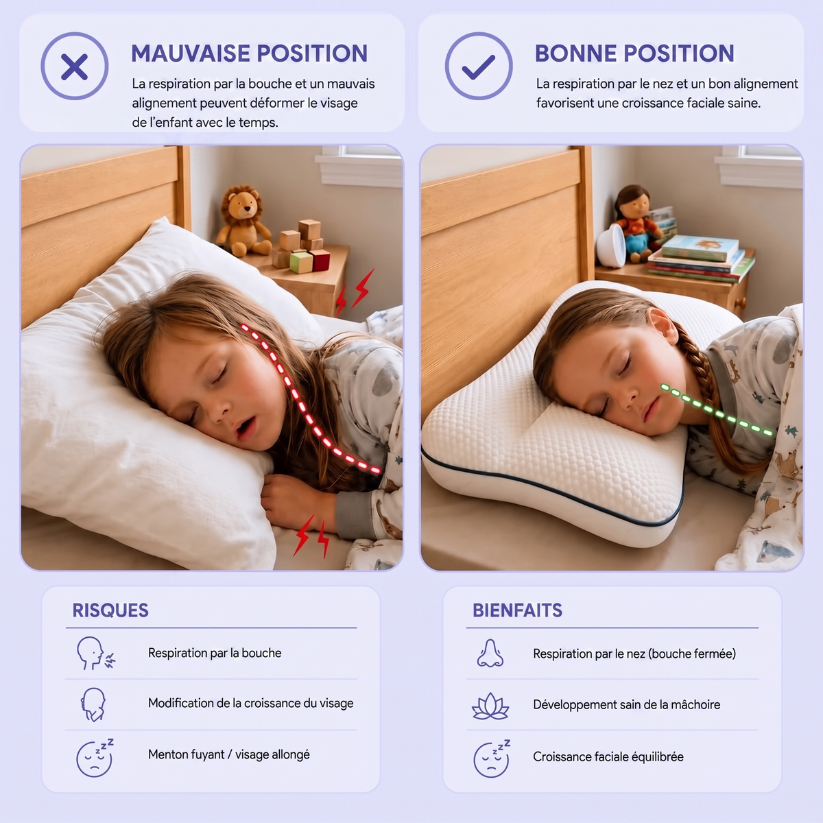 Pieralis | Oreiller de posture pour enfant